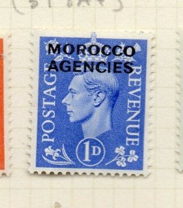 Morocco Agencies 1950 Early Issue Fine Mint Hinged 1d. Optd NW-184144