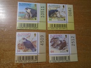 Alderney  #  144-47  MNH   Birds