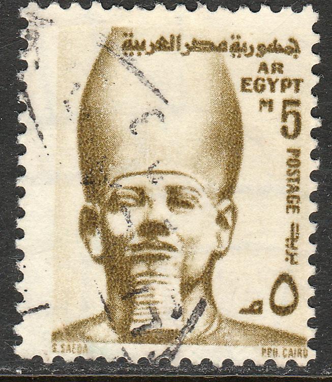 EGYPT 892A, RAMSES II, 5MILLS. USED. F-VF. (487)