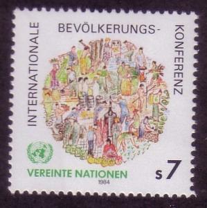 UN Vienna Sc# 39 Population Conference 1983 MNH 