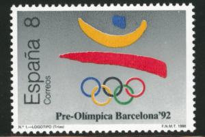 SPAIN Scott 2571 MNH** 1988 Barcelona Olympics stamp