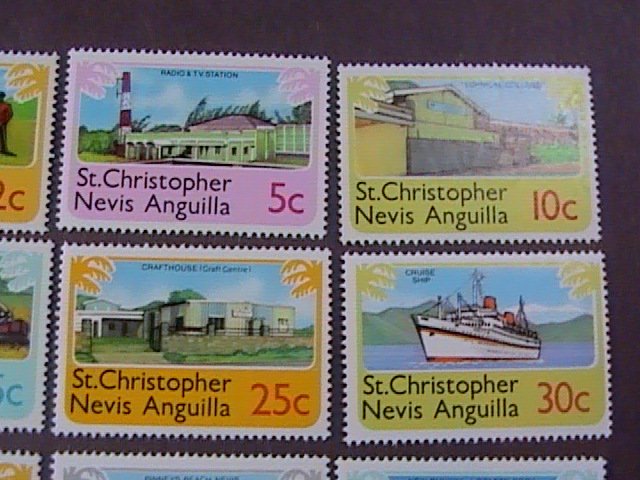 ST. KITTS-NEVIS # 355-369-MINT NEVER/HINGED-COMPLETE SET----QEII----1978