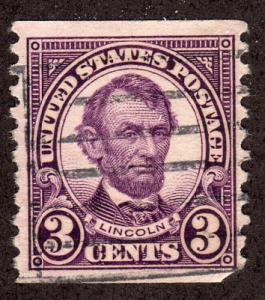 United States 600 - Used - Lincoln - Coil (#1)