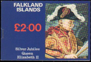 Falkland Islands #254a-256a Complete Booklet, 1977, Never Hinged