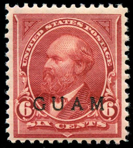 momen: Guam Stamps #6 Duck Mint OG VF