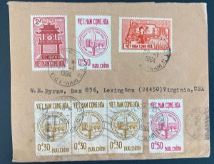 1964 Saigon Vietnam Cover To Lexington VA USA