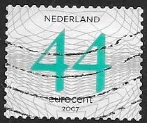 Netherlands - # 1268 - Nummeral 44ct. - used  (P22)