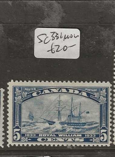 CANADA  SG331   5C  ROYAL WILLIAM  BOAT        MOG      P0318A H