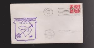 UNITED STATES - FFC 1st Jetmail Florence SC To Washington DC - Route AM - 87