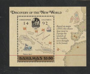 Bahamas  644  MNH  First  Landfall  1492
