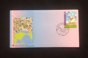 D) 2006, UNITED NATIONS, FIRST DAY COVER, ISSUE, CHILDREN'S DESIGN, MY D...