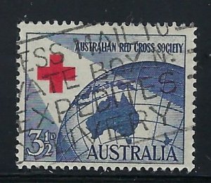 Australia 271 Used 1954 Red Cross (fe6095)