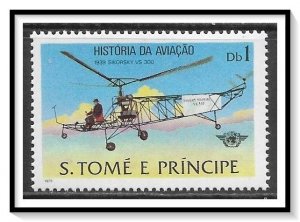 St Thomas #529 History Of Aviation MNH