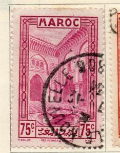 Morocco 1932-33 Early Issue Fine Used 75c. 309683