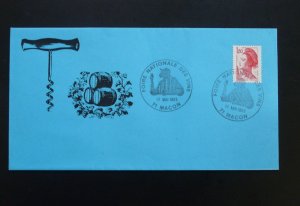Macon wine festival cover France 1983