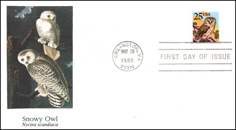 US 2285 Owl Fleetwood U/A FDC