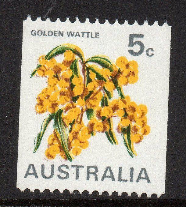 AUSTRALIA SG467 1970 5c COIL STAMP MNH 