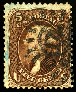 U.S. #76 USED FANCY CANCEL