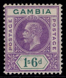 GAMBIA GV SG98, 1s 6d violet & green, M MINT. Cat £25.