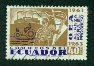 Ecuador 1964 #715 U SCV (2014) = $0.25