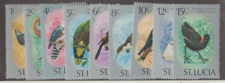 St. Lucia Scott #387-395 Stamps - Mint NH Set