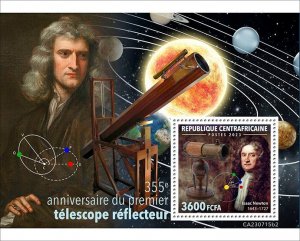 C A R - 2023 - First Reflecting Telescope - Perf Souv Sheet - Mint Never Hinged