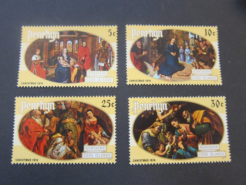 Penrhyn Islands 1974 Sc 66-9 set MH