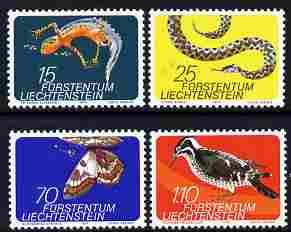 Liechtenstein 1974 Small fauna perf set of 4 unmounted mi...