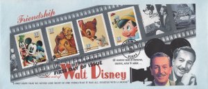 Therome Cachets FDC for the 2004 Art of Disney: Friendship Issue on #10 Envelope