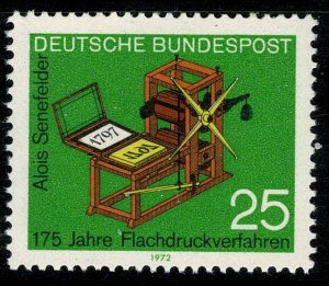 GERMANY 1972 175th YEAR of OFFSET LITHOGRAPHY SG 1617  MINT (NH) SUPERB