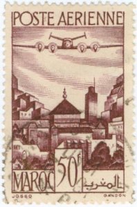 FRENCH MOROCCO C36 USED BIN $0.50