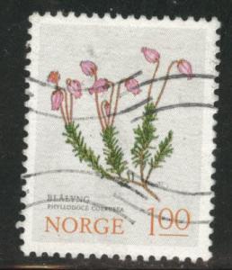 Norway Scott 628 used plant stamp 1973 