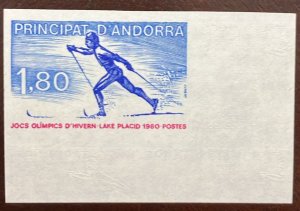 RP) 1980 ANDORRA FR, PROOF WINTER OLYMPIC IN LAKE PLACID, XF