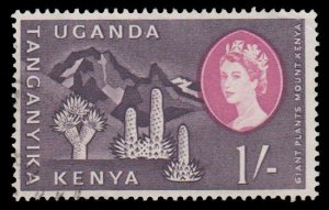 BRITISH EAST AFRICA KENYA UGANDA AND TANGANYIKA 1960 SCOTT 129. USED. # 1