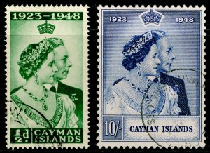 CAYMAN ISLANDS SG126-130, COMPLETE SET, FINE USED, CDS. Cat £33.