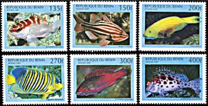 Benin 1047-1052, MNH, Tropical Fish