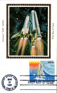 #1917 Space Achievements Colorano Maxi FDC