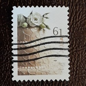 US Scott # 4398; used 61c Wedding Cake from 2009; XF; off paper