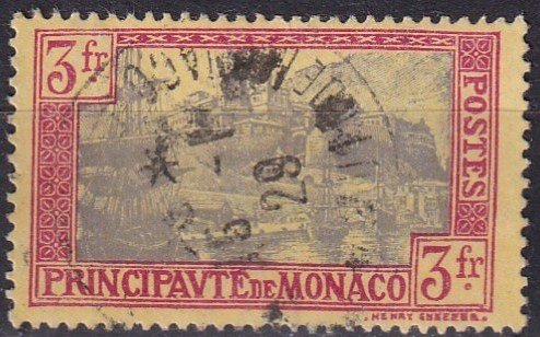 Monaco #90   F-VF Used  CV $12.00  (V4617)