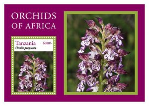 Tanzania 2014 - Orchids of Africa - Stamp Souvenir sheet - MNH