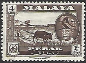 Malaya Perak #129 Used Single Stamp