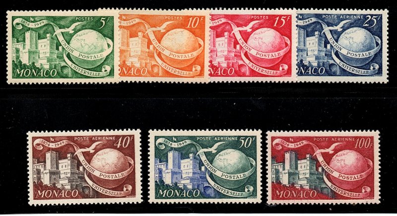 Monaco - Sc# 245 - 246 + C30 - C33 MH/MLH / UPU       -       Lot 0820221