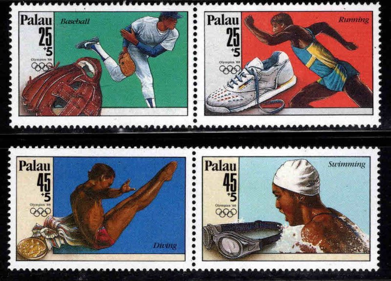 Republic of Palau  Scott B1-B4 MNH**Olympic semi-postal pairs