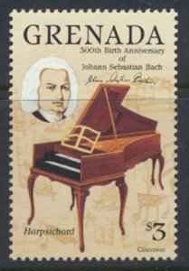 Grenada SC# 1315  MNH SG 1438 Bach Music Instruments 1985 see scan /detail  