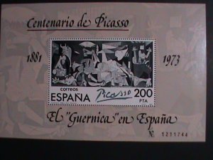 ​SPAIN STAMP 1981 SC#2252 CENTENARY OF PAINTER PICASSO MNH STAMP SHEET