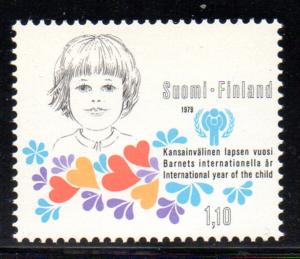 Finland Sc 614 1979 Internatiobal Year of the Child stamp NH