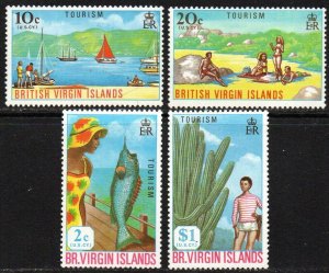 Virgin Islands Sc #202-205 MNH