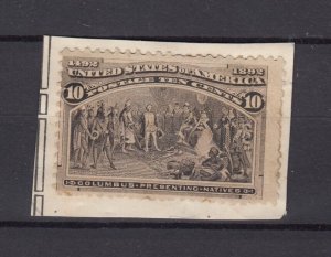 USA 1892 10c Columbus SC#237 Mint Stuck On Page BP8945