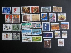 Canada 1980 annual souvenir collection MNH stamps, no book only pictured stamps