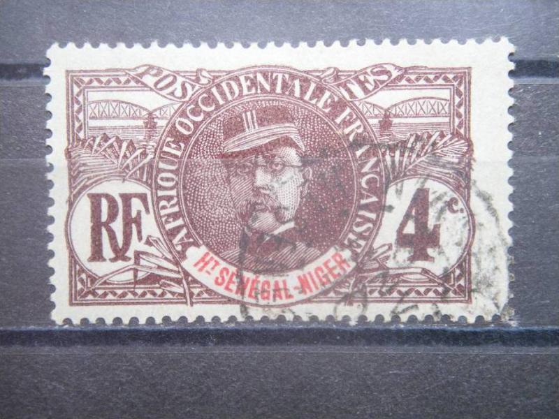 UPPER SENEGAL AND NIGER, 1906, used 4c, Scott 3